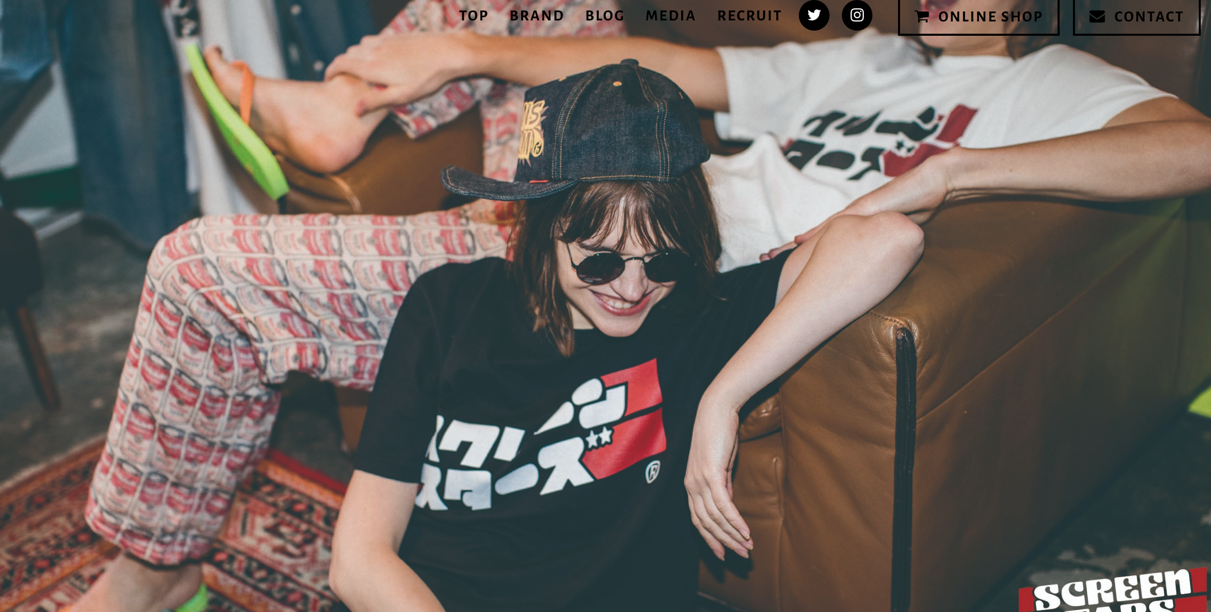アパレルブランドのダイヤモンドヘッド。Tシャツのセレクトアイテム。Tシャツの種類が豊富。